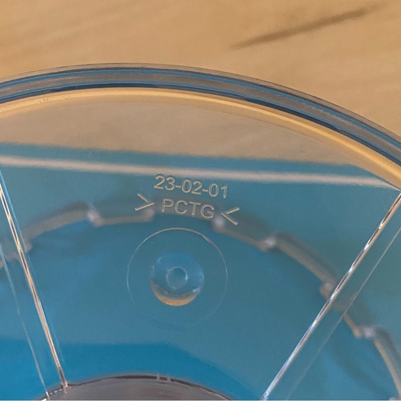 Veggie Bullet VB‑102 Spiralizer Inner Bowl Replacement Part Clear Plastic Bowl - Picture 5 of 5